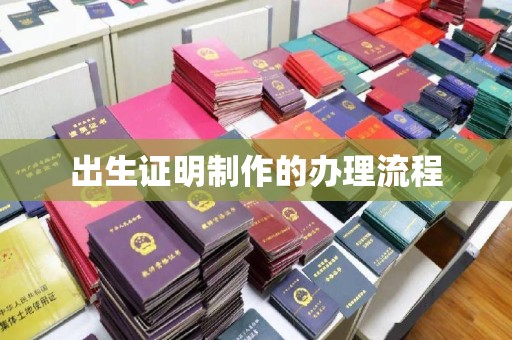临安出生证明制作的办理流程