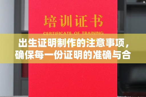 临安出生证明制作的注意事项，确保每一份证明的准确与合法