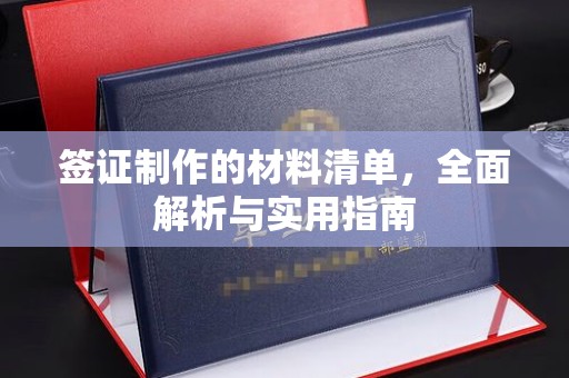临安签证制作的材料清单，全面解析与实用指南