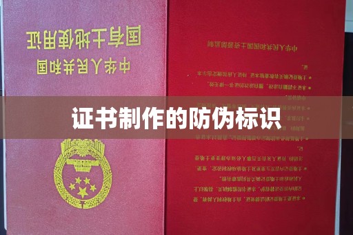 临安证书制作的防伪标识