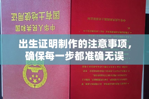 临安出生证明制作的注意事项，确保每一步都准确无误