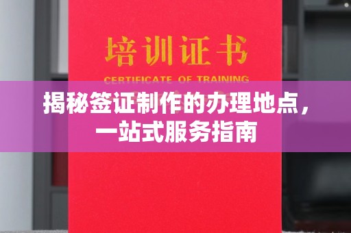 临安揭秘签证制作的办理地点，一站式服务指南