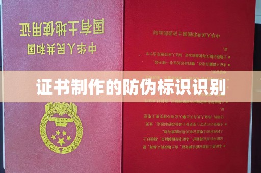 临安证书制作的防伪标识识别